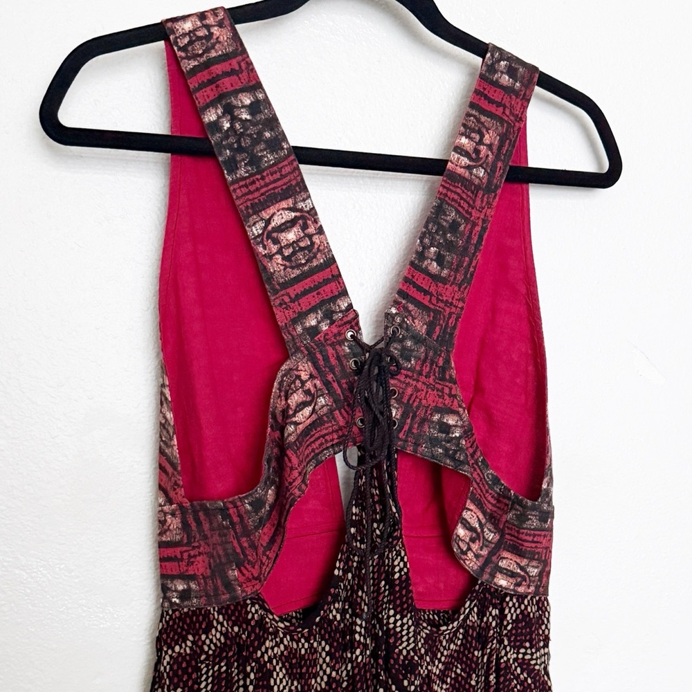 Free People Noyale Heat Wave Printed Cotton Tunic Mini Dress - Picture 7 of 11